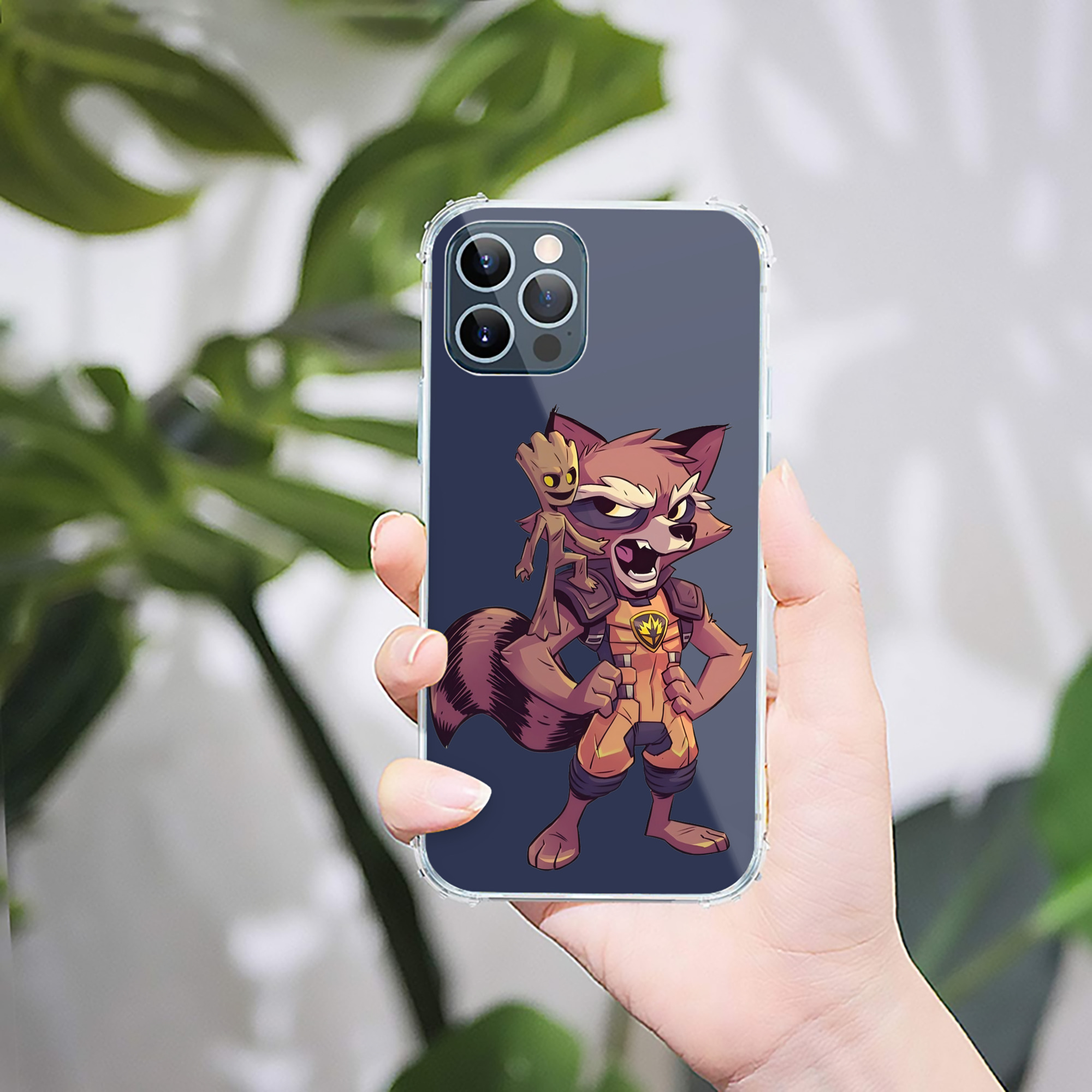 （画像用） アベンジャーズ The Avengers 【iPhone 12シリーズ対応】透明スマホケース（クリアソフトケース）